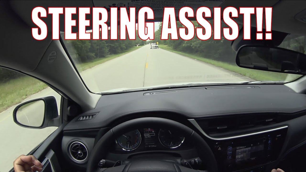 Demonstrating Standard Safety Features 2017 Corolla!