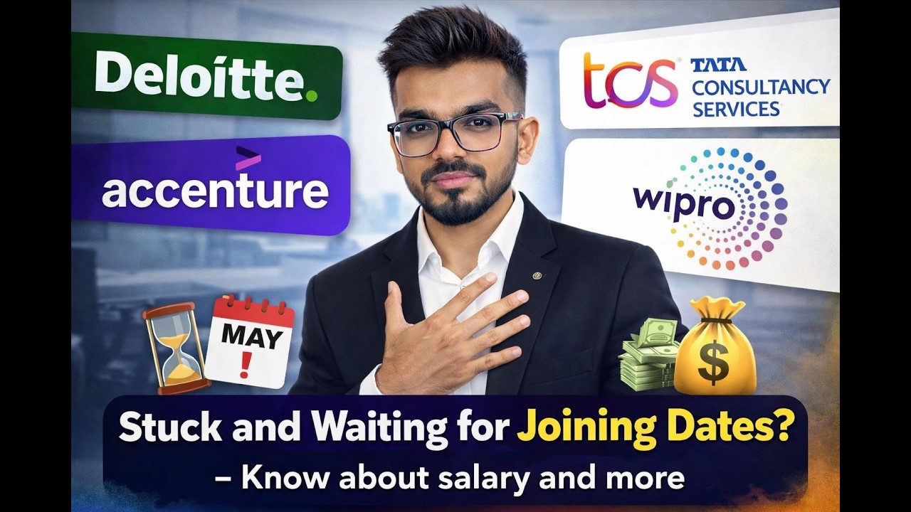 Stuck & Waiting for Joining Dates? 😓 Deloitte, Accenture, TCS, Wipro Salary & Reality Check 2026