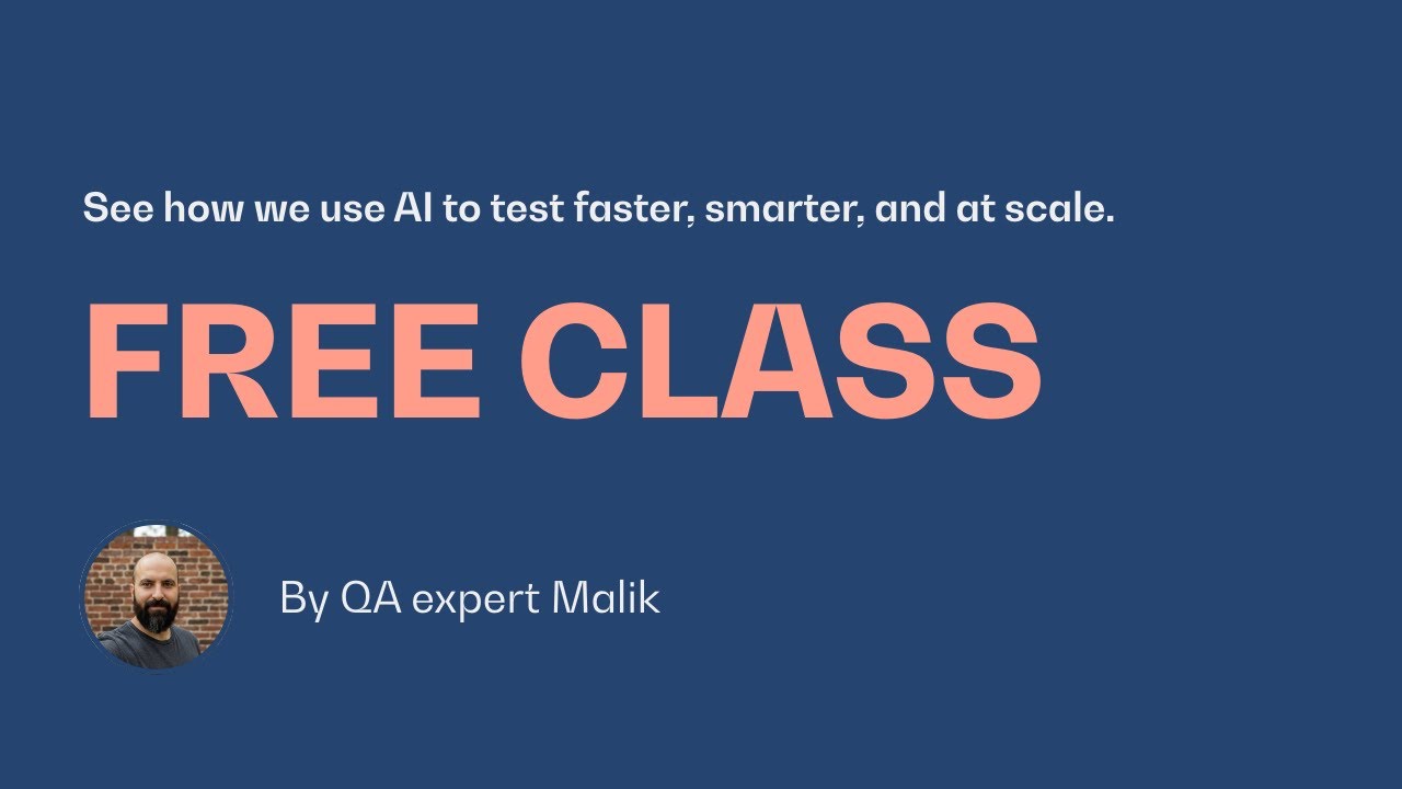 Free Class: AI for Software Testing