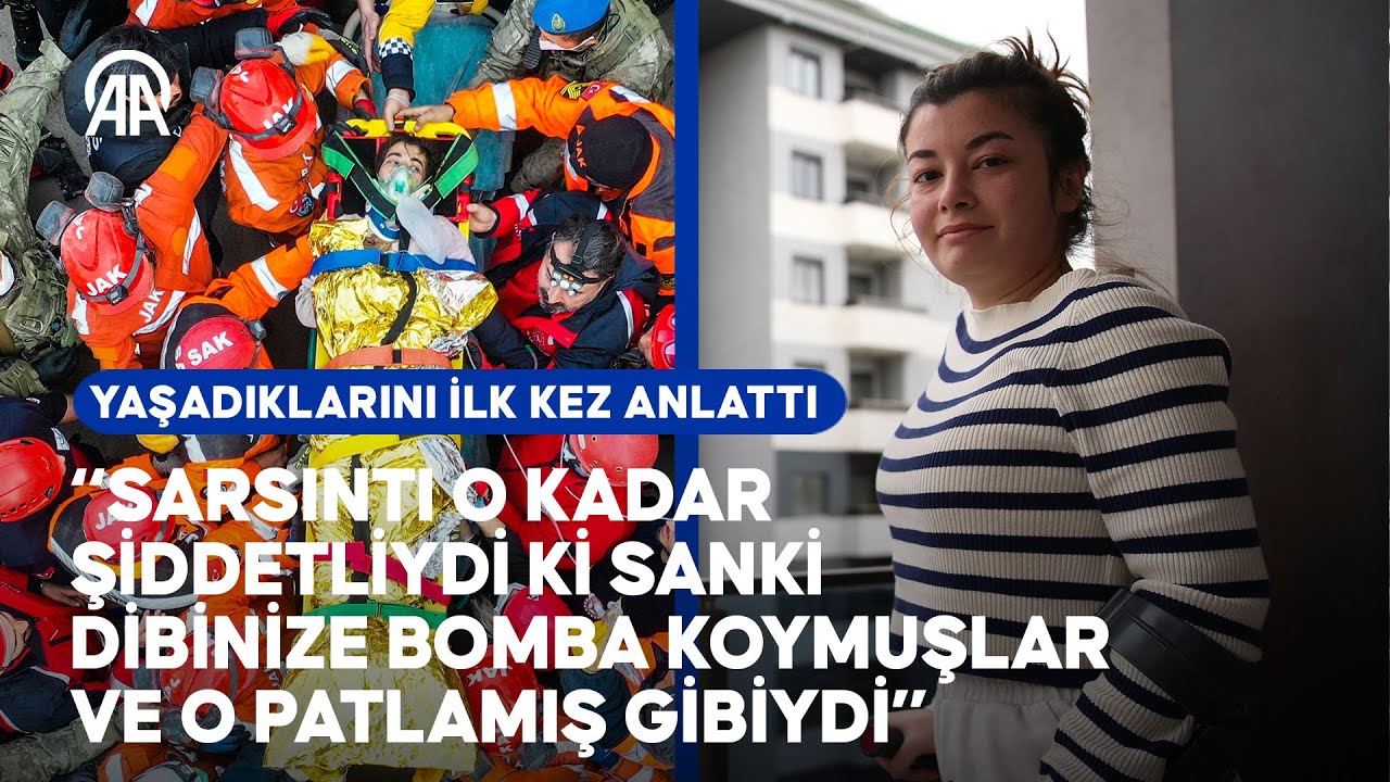 Hatay’da enkazdan 177 saat sonra kurtarılan Derya Akdoğan, yaşadıklarını ilk kez anlattı