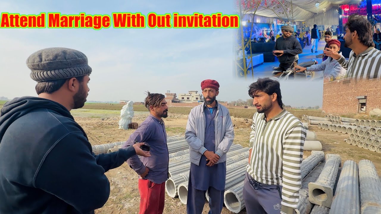 Pillar Wale Ko Pakar Liya 🤔Going to a Stranger’s Wedding Without Invitation!🤫