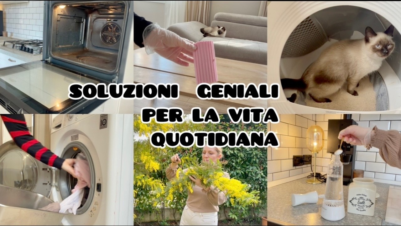 10 Soluzioni geniali per migliorare la tua Casa, DRITTE per avere una casa  PULITA SENZA SFORZI