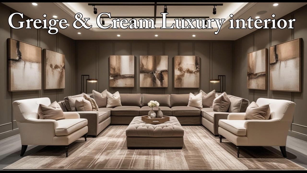 Inside a Greige & Cream Luxury Mansion: Timeless Interior Design Tour