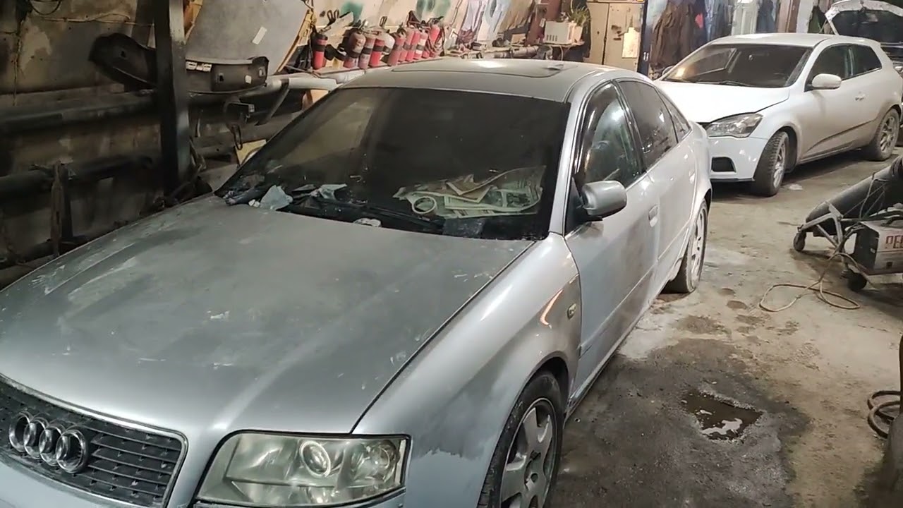 Восстановления подснежника Ауди А6 подготовка к покраске