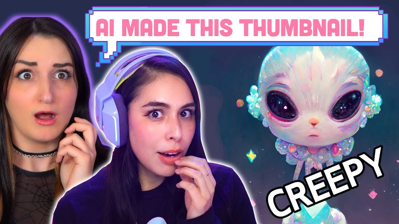 Making CREEPY AI art w/ LaurenZside