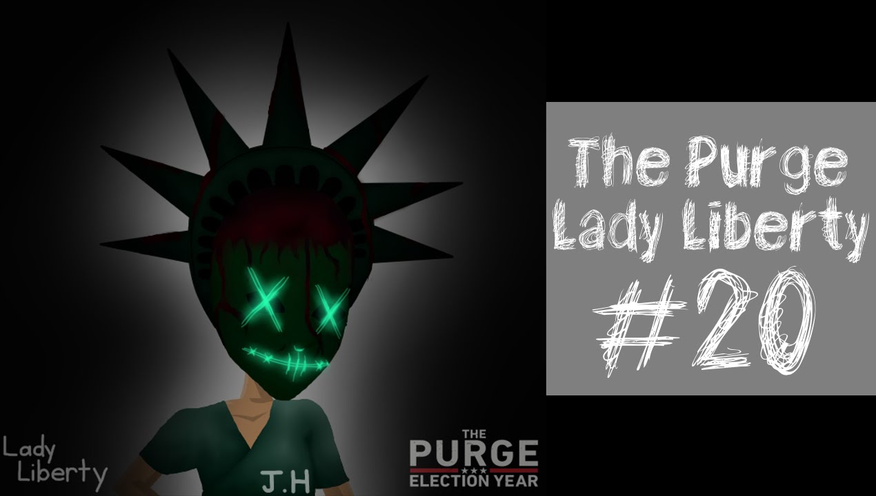 [Creepy Warning] Msp Speedpaint #20 - Lady Liberty (The Purge)