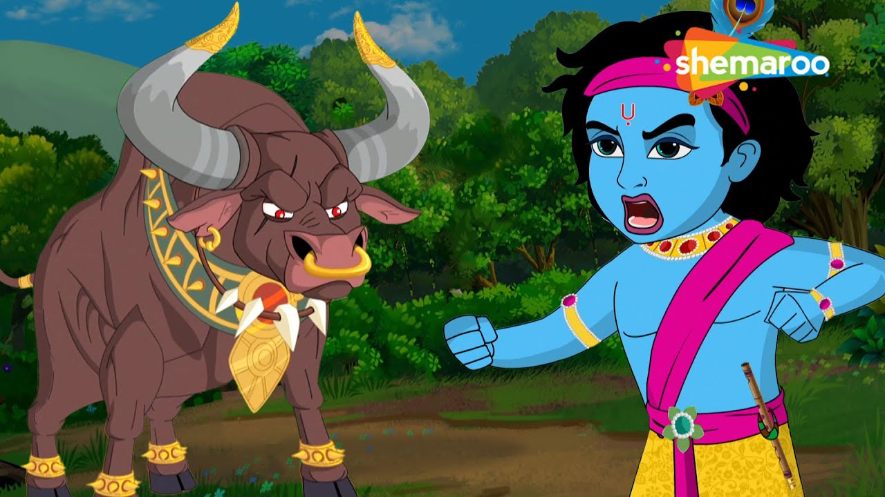 देखिये  कैसे कृष्णा अरिष्टासुर  की  मुक्ति करते है  | Arishtasura Ki Mukti Ep 08 |  @shemarookids
