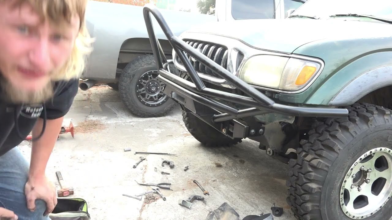 Toyota Tacoma trail gear bumper install