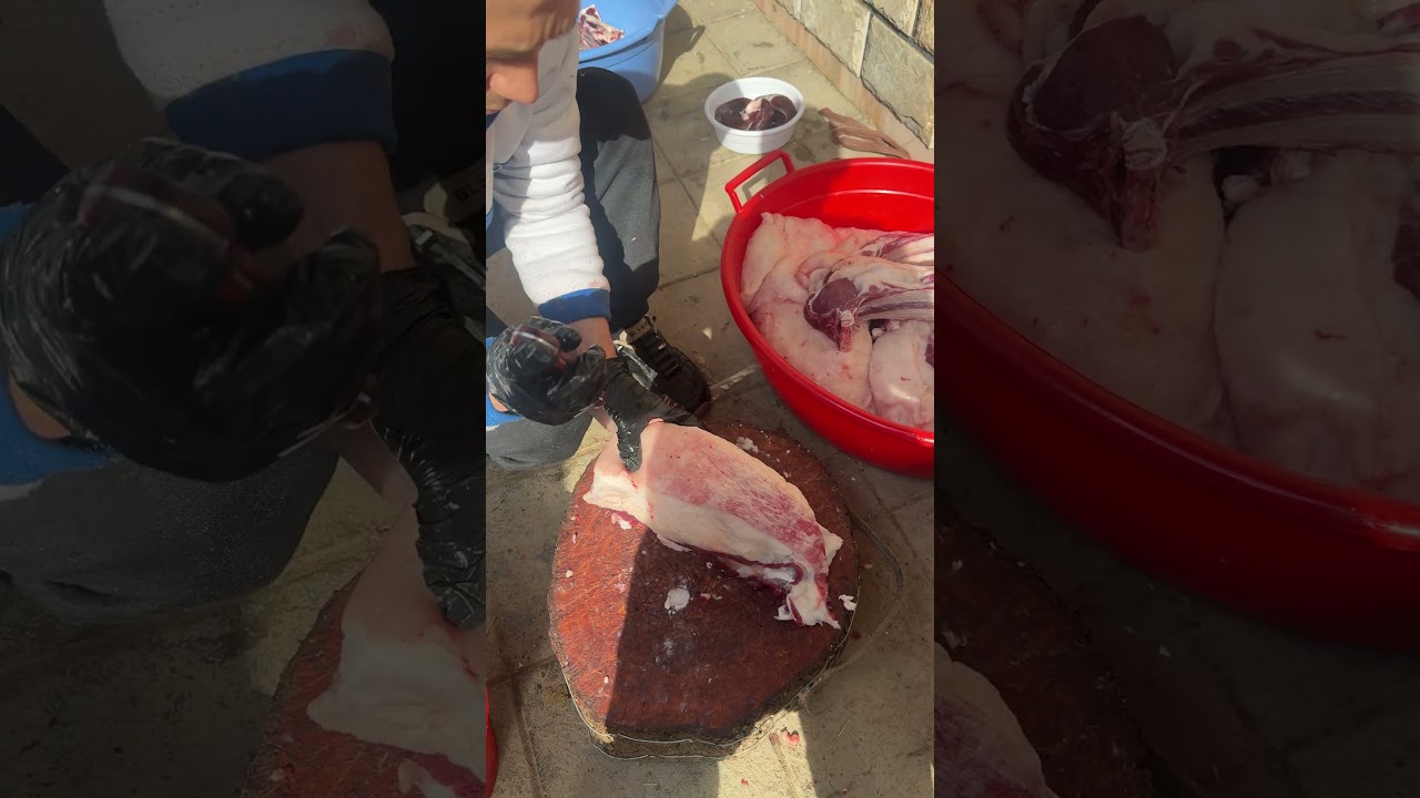 #meat #mutton #food #meatmarket #animals #satisfying #cow #lamb #farming