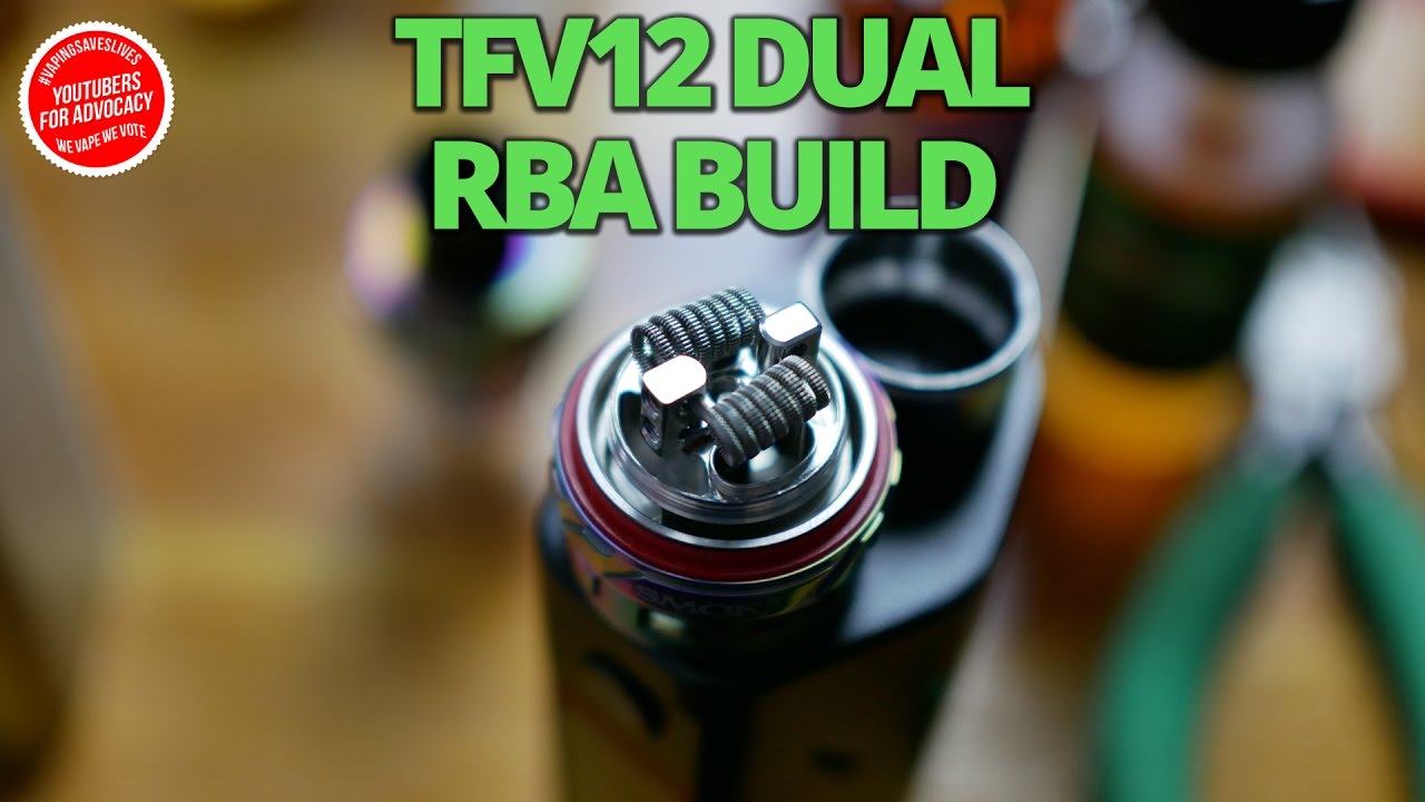 SMOK TFV12 The Cloud Beast King Dual RBA Deck Wicking!