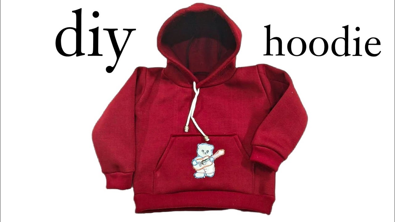 Baby hoodie/how to cutting and stitching hoodie✂️