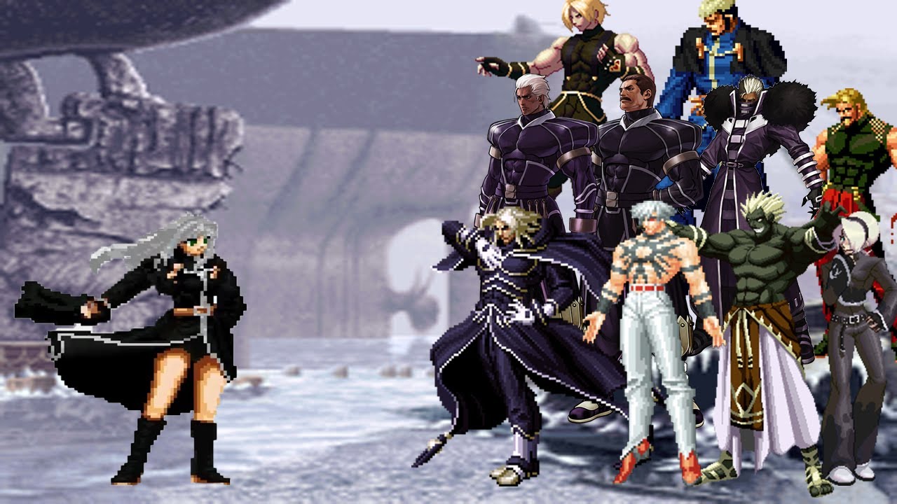 KOF Mugen GOD Wind vs 10 Bosses Team | ONE vs ALL