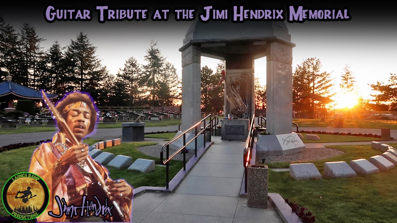 Famous Grave: Jimi Hendrix | My Guitar Tribute for Jimi His Mother and Original Burial Plot | Renton