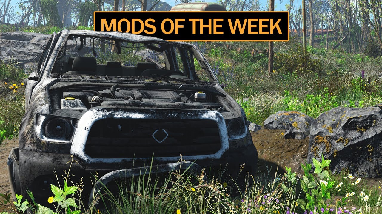 Modern cars in the Wasteland ?  Fallout 4 Mods Of The Week 4K
