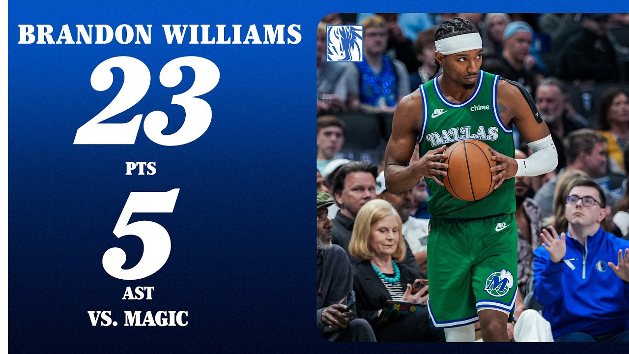 Brandon Williams (23 PTS 5 AST) vs. Orlando Magic | April 3, 2026