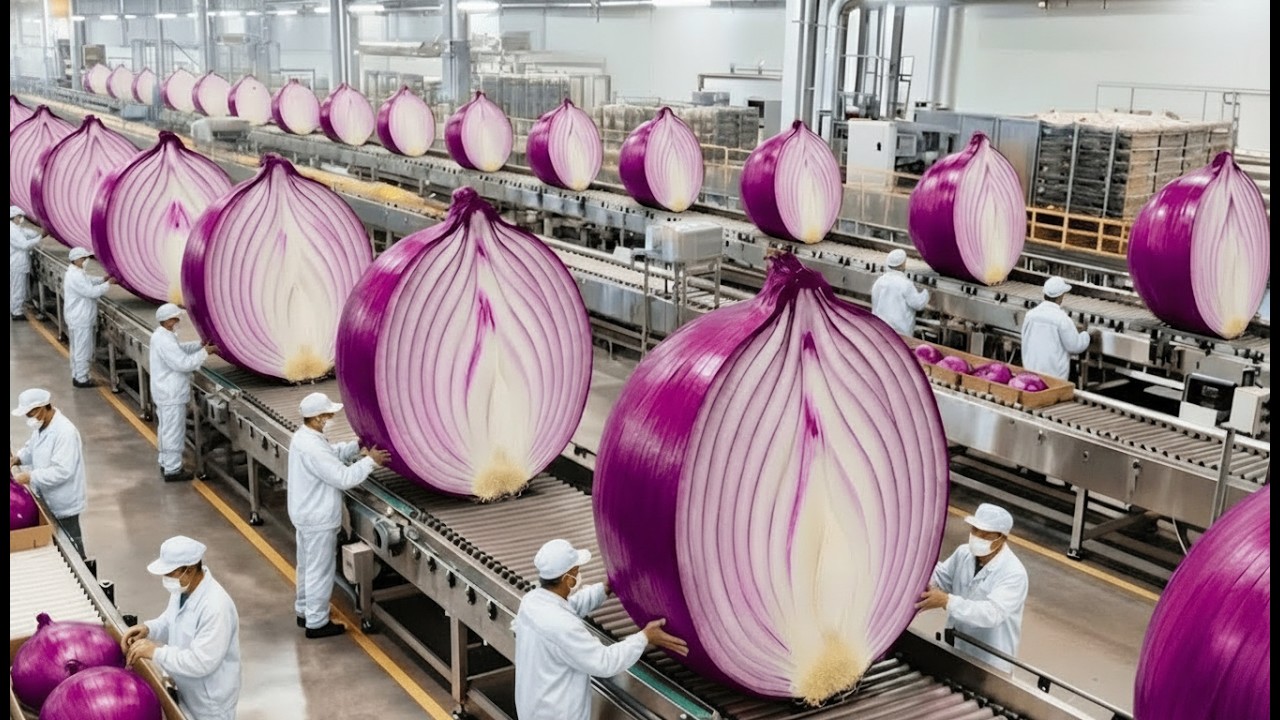 Inside America’s Biggest Onion Factory | From Fresh Onions to Premium Onion Powder