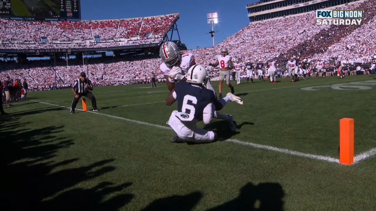 Ohio State DB Davison Igbinosun UNREAL INT vs Penn State
