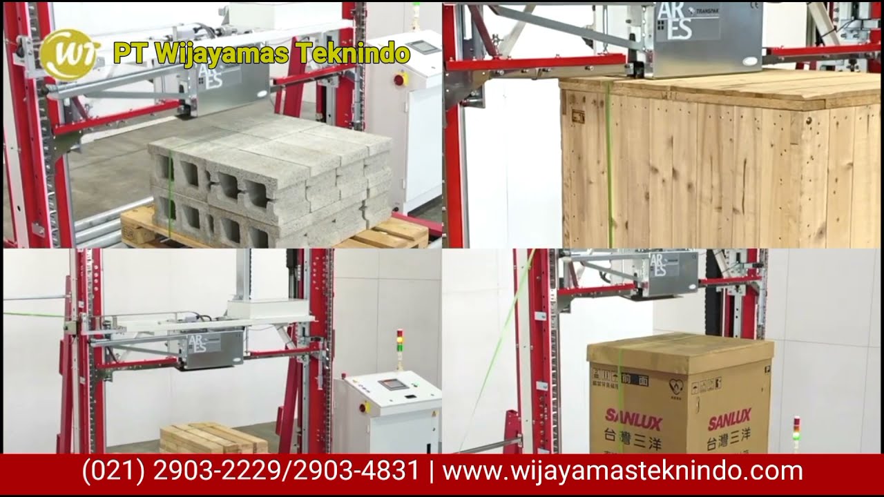 TP-733VTS Zelos Top sealing Pallet Strapping Machine TRANSPAK - Mesin Palet Strapping