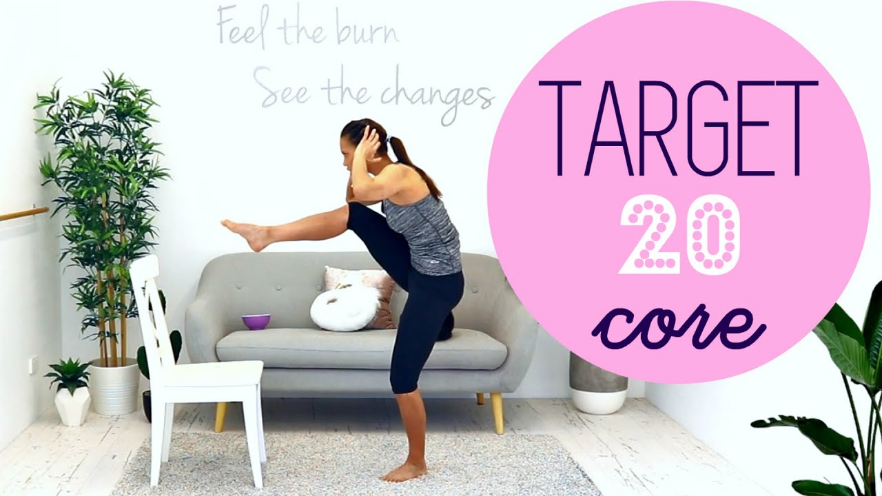 Standing Abs workout - BARLATES BODY BLITZ Target 20 Core