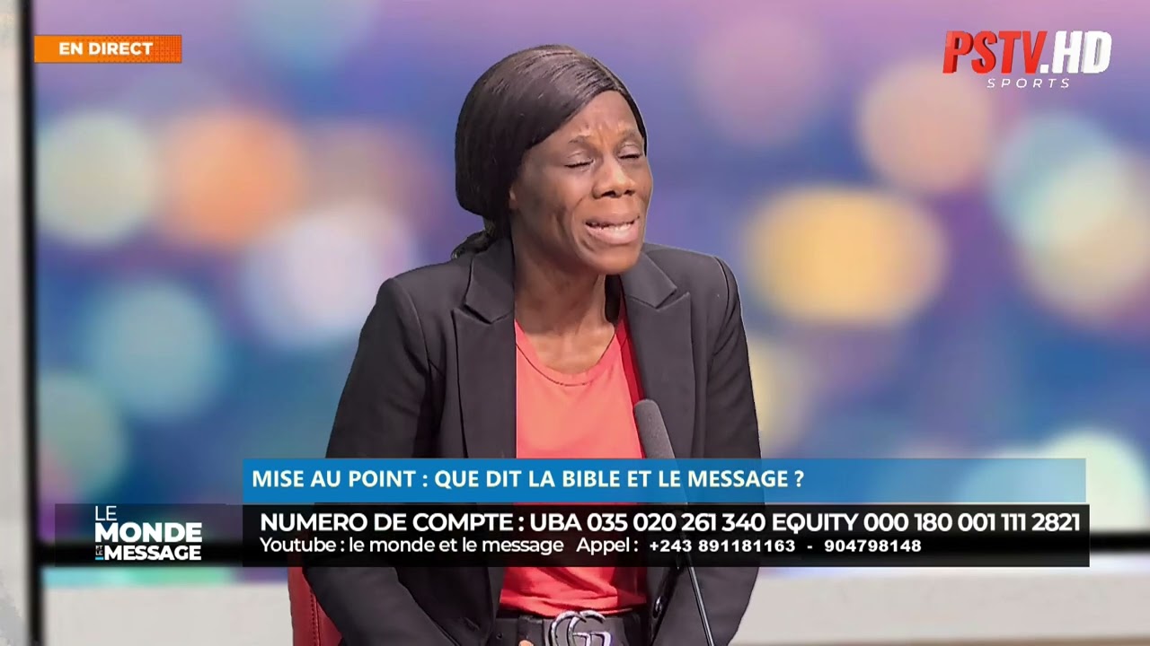 MISE  AU  POINT :  QUE  DIT  LA BIBLE  ET  LE MESSAGE ?