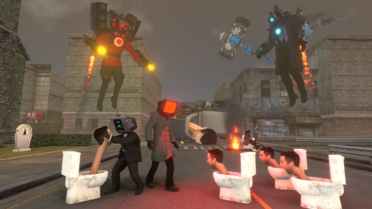 Skibidi Toilet : skibidi invasion of earth.  #skibiditoilet