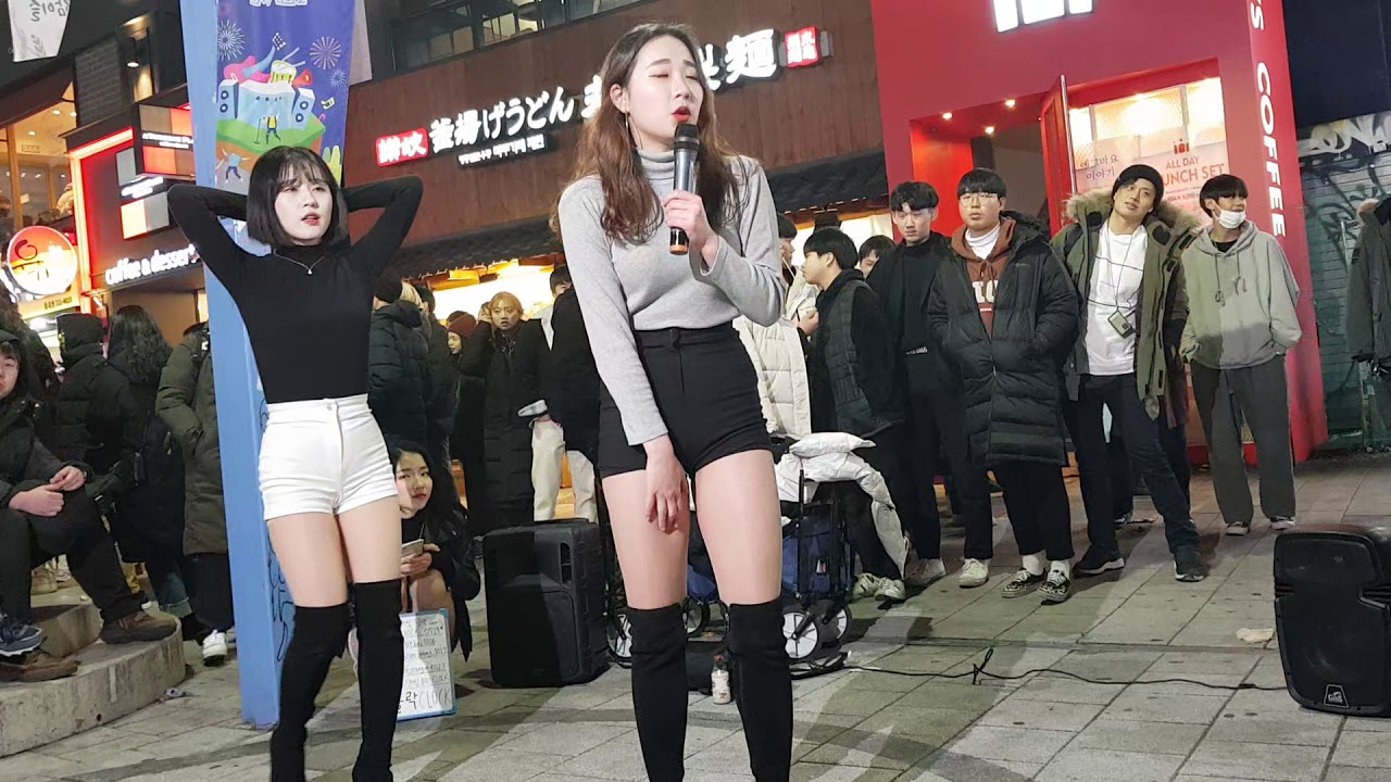 2020년1월10일 클락팀 홍대버스킹 2번