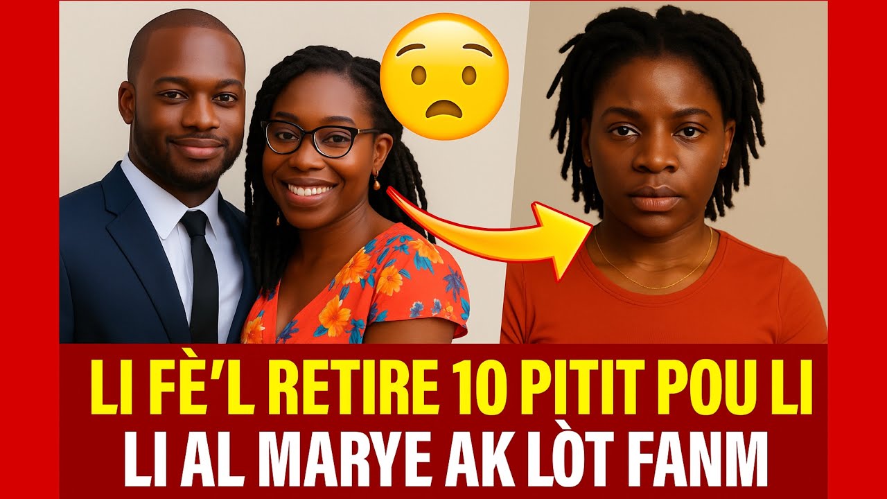Li f&egrave; fi a retire 10 pitit pou li epi li kitel pou li marye ak l&ograve;t fanm 😲