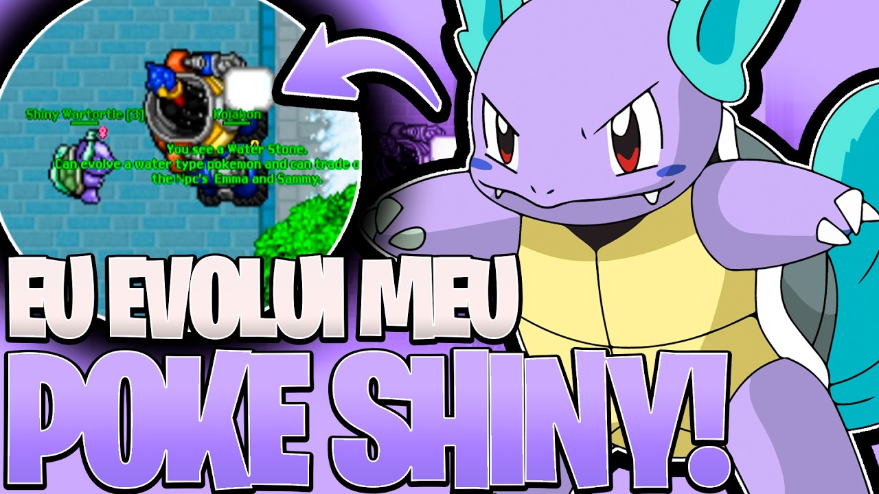 EVOLUINDO POKEMON SHINY COM STONE NORMAL!🔥😎UM NEWBA NO PBR #89 POKEMON BR MOBILE E PC 2026