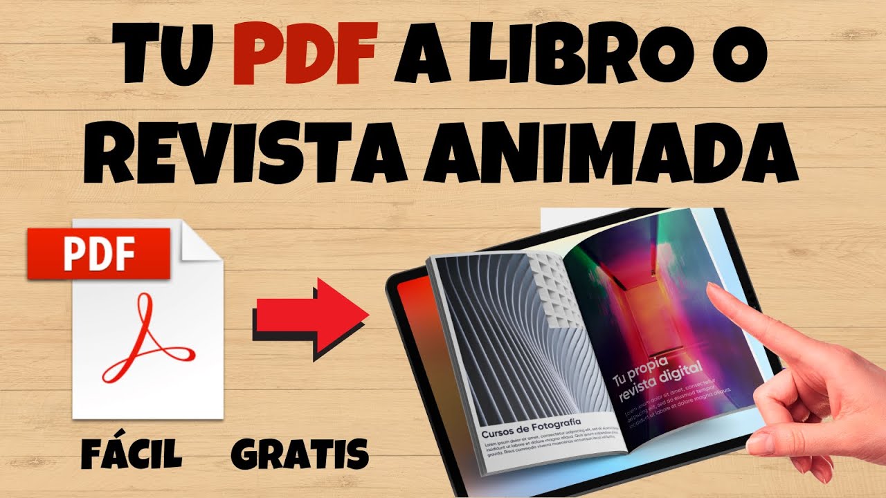 C&oacute;mo Convertir Archivos PDF en  LIBRO O REVISTA ANIMADO | FLIPBOOK . TOTALMENTE GRATIS
