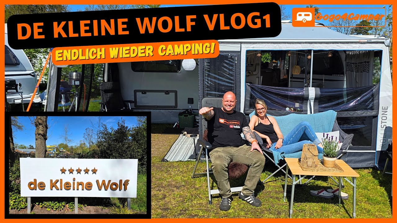 Von 0 auf Camping – Unser erstes Mal auf De Kleine Wolf mit Freunden campen | VLOG