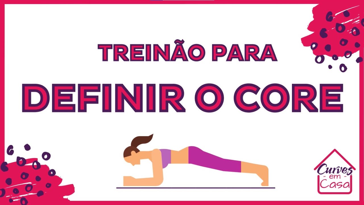 Venha fazer esse TREINÃO de pranchas para DEFINIR O CORE - Curves em Casa