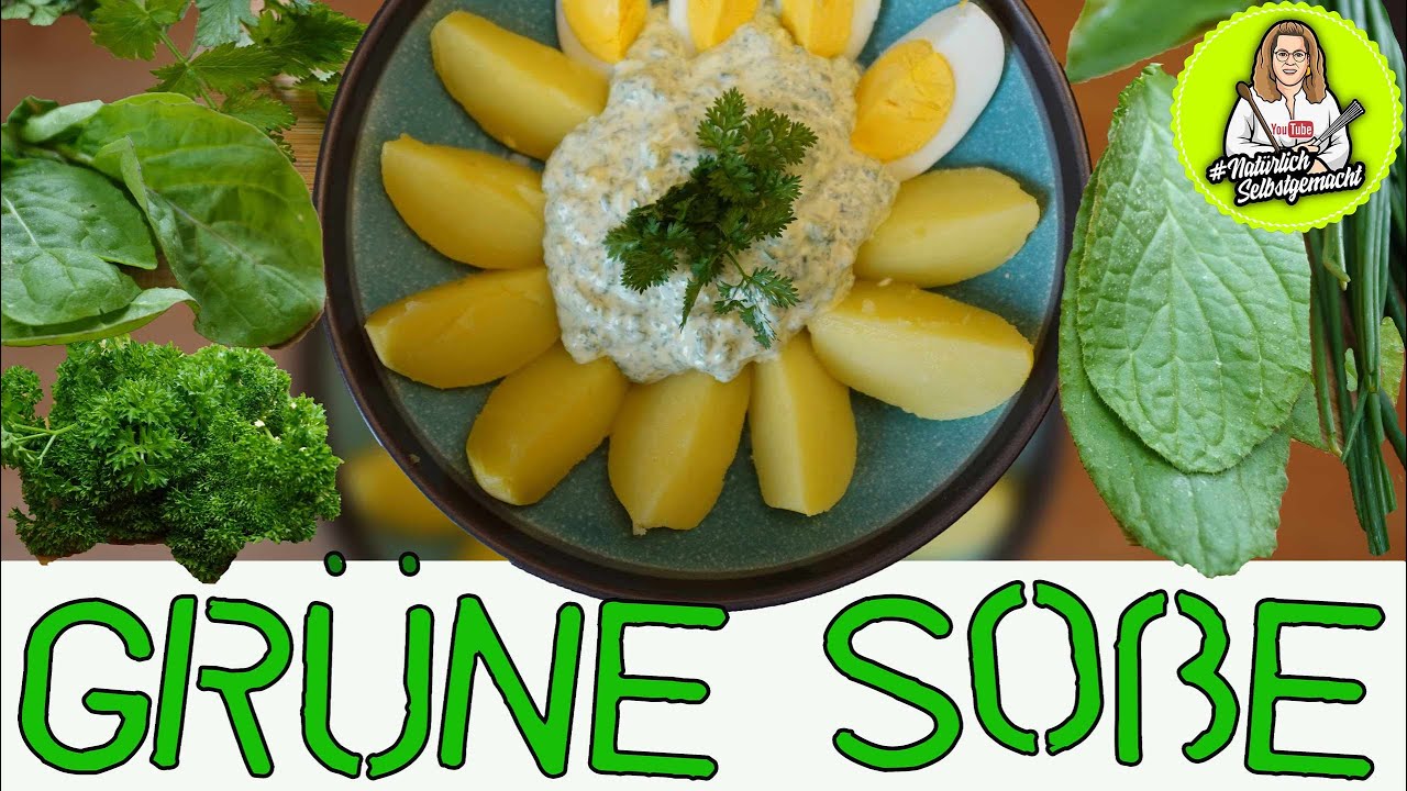 Grüne Soße - leckere kalte Kräutersoße - perfekt im Frühjahr und Sommer
