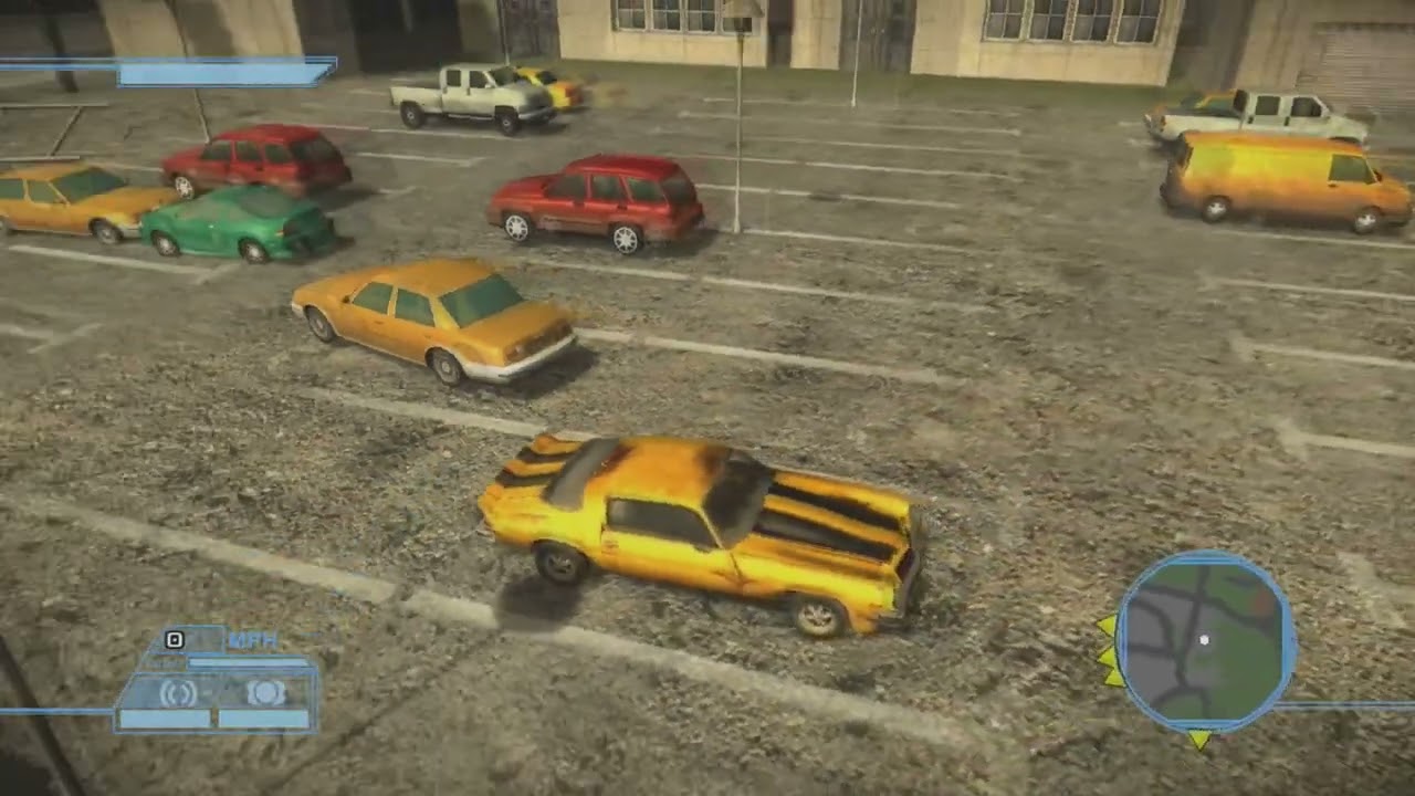 Transformers: The Game free roam through the Suburbs area part four