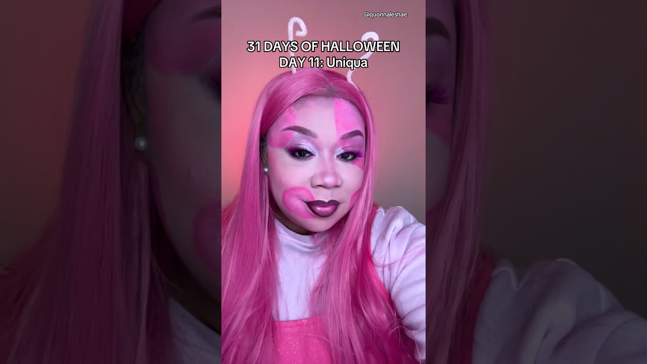 Uniqua from the Backyardigans #halloweenmakeup #31daysofhalloweenmakeup #backyardigans