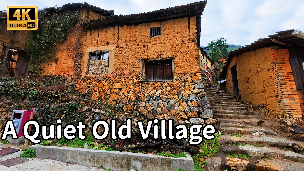 A Quiet Walk Through an Old Village in China | No Talking