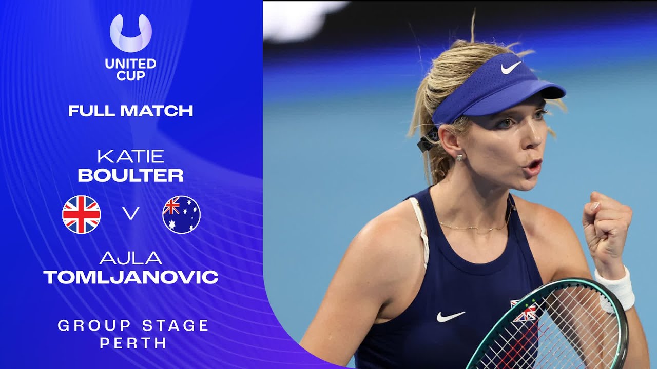 Katie Boulter v Ajla Tomljanovic Full Match | United Cup 2024 Group C