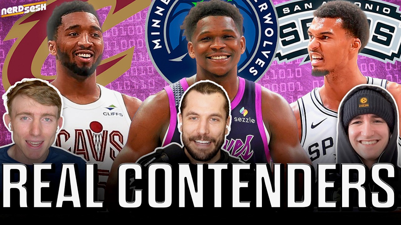 Can Cade & Pistons, Ant & Wolves ACTUALLY win title? Dybantsa or Peterson? | NerdSesh x HoopsTonight