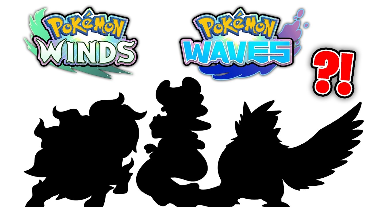 Новые эволюции стартовых покемонов в Pok&eacute;mon Winds & Waves...