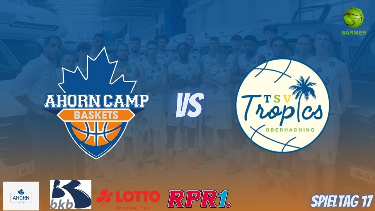 ProB Süd - Saison 2024/25- AHORN CAMP BASKETS SPEYER vs. TSV OBERHACHING TROPICS