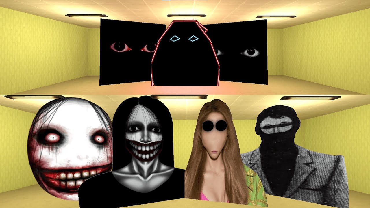 Neon Munci, Eyes, Kuchisake Onna, Depraved, Shakira, Eyeless and Fear Nextbots | Garry's Mod