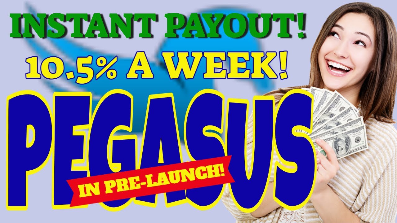 EXPLORATION #10  PEGASUS IN-PRELAUNCH! 300% RETURN ON DEPOSIT! INSTANT WITHDRAWALS! & NOW IN PROFIT!