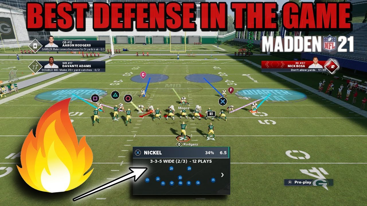 THIS IS THE BEST NEW DEFENSE IN MADDEN 21! EASY SETUP LOCKS UP ANY OFFENSE RUN & PASS!