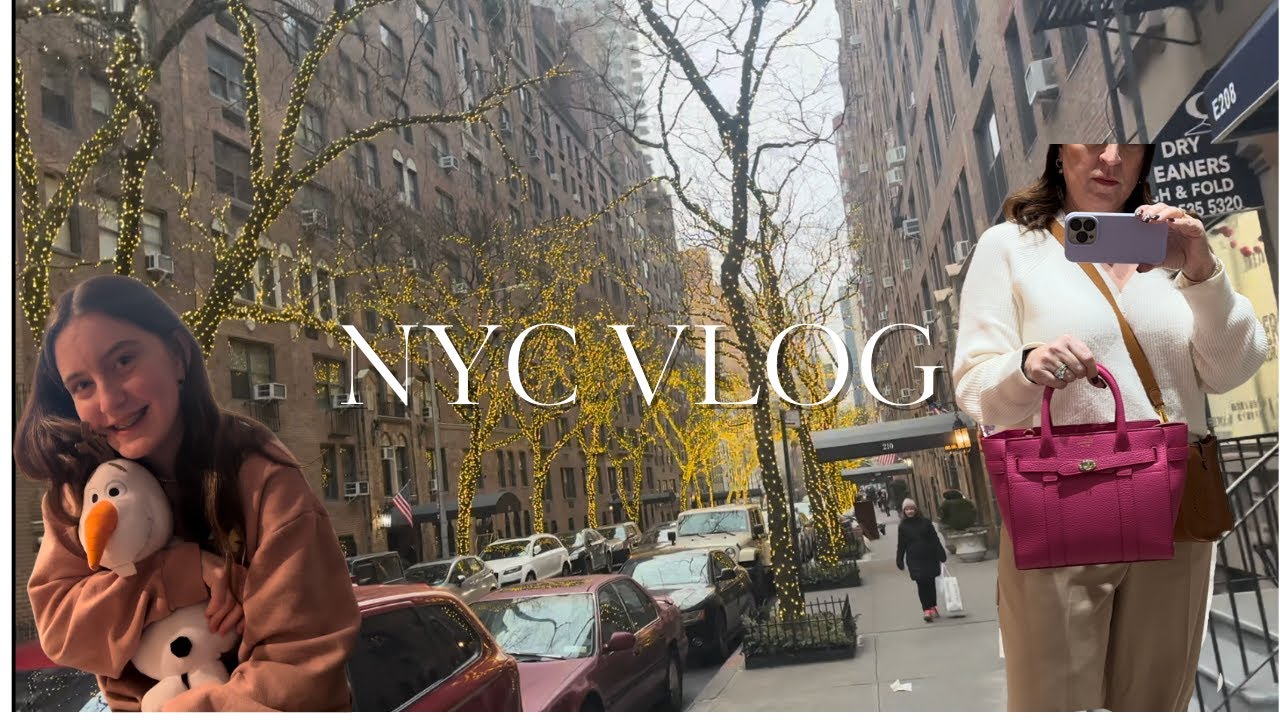 NYC LUXURY SHOPPING VLOG | Nordstrom, Mulberry, Loewe, American Dream Mall & Olaf!
