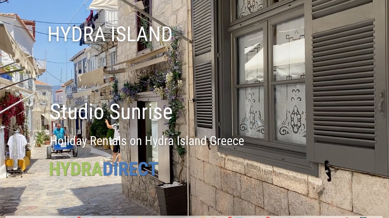 Sunset Studio holiday rental on Hydra Island Greece