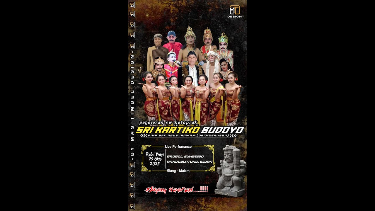 LIVE SW KETROPRAK SRI KARTIKO BUDOYO WEDDING HARI&NOVI GROGOL-SUMBERJO SADEWA AUDIO