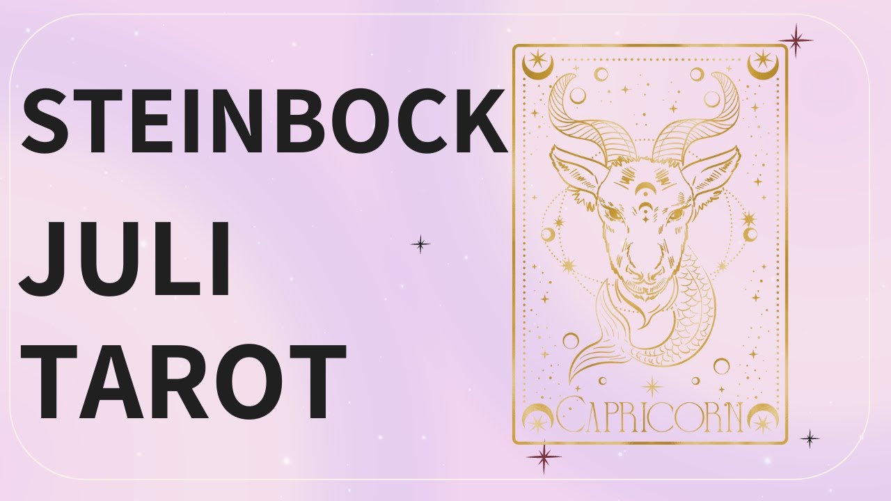 JULI 2024• STEINBOCK ♑️ Wahrheit. Sprich dich frei!