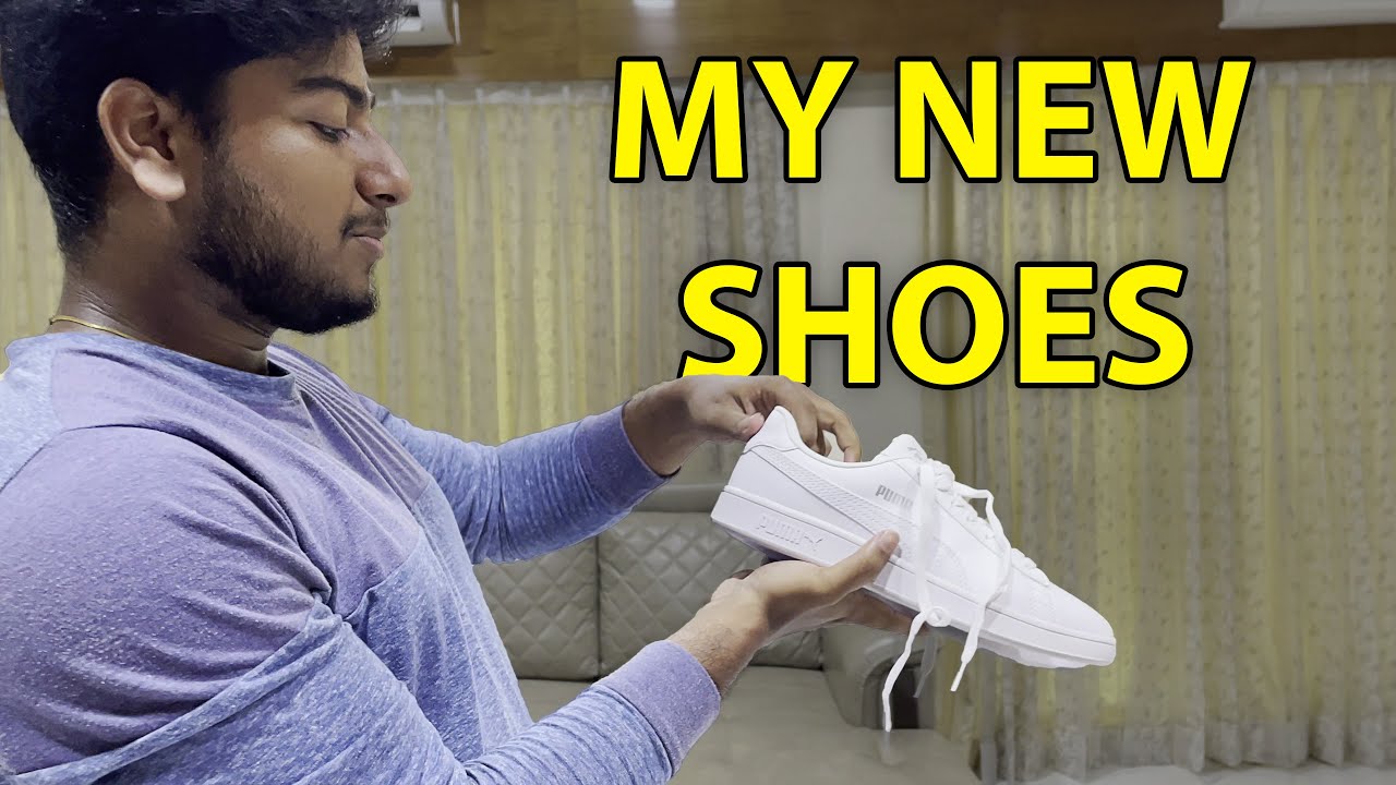 Unboxing my new shoes 👟 | Puma white Sneakers
