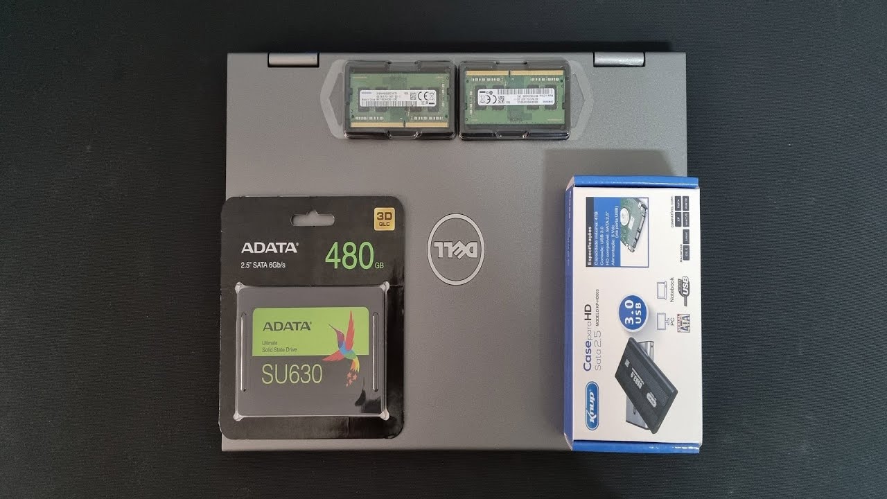 Dell Inspiron 13 5378 - Instalação de Ssd + Memória Ram