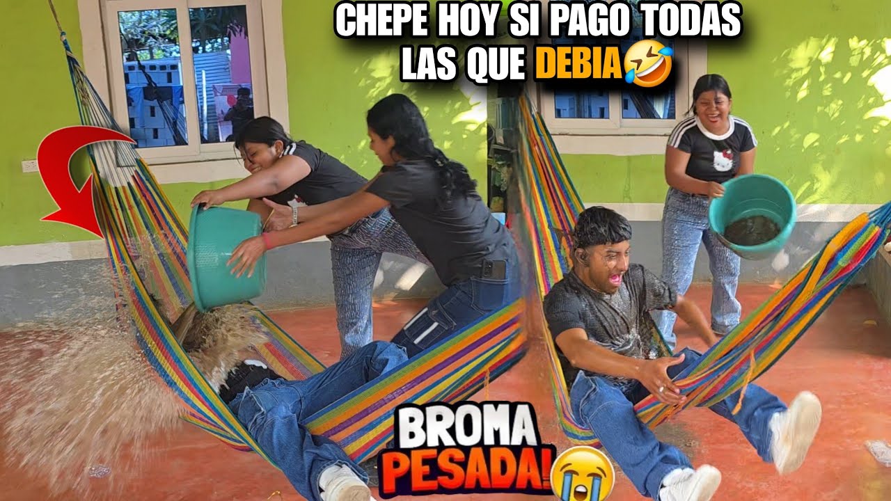 MARITZA B4ñ0 A CHEPE Con L0d0 Mientras Dormía😱Hoy Si PAG0 Todas Las Bromas Que Hac3‼️Tienes Que Ver