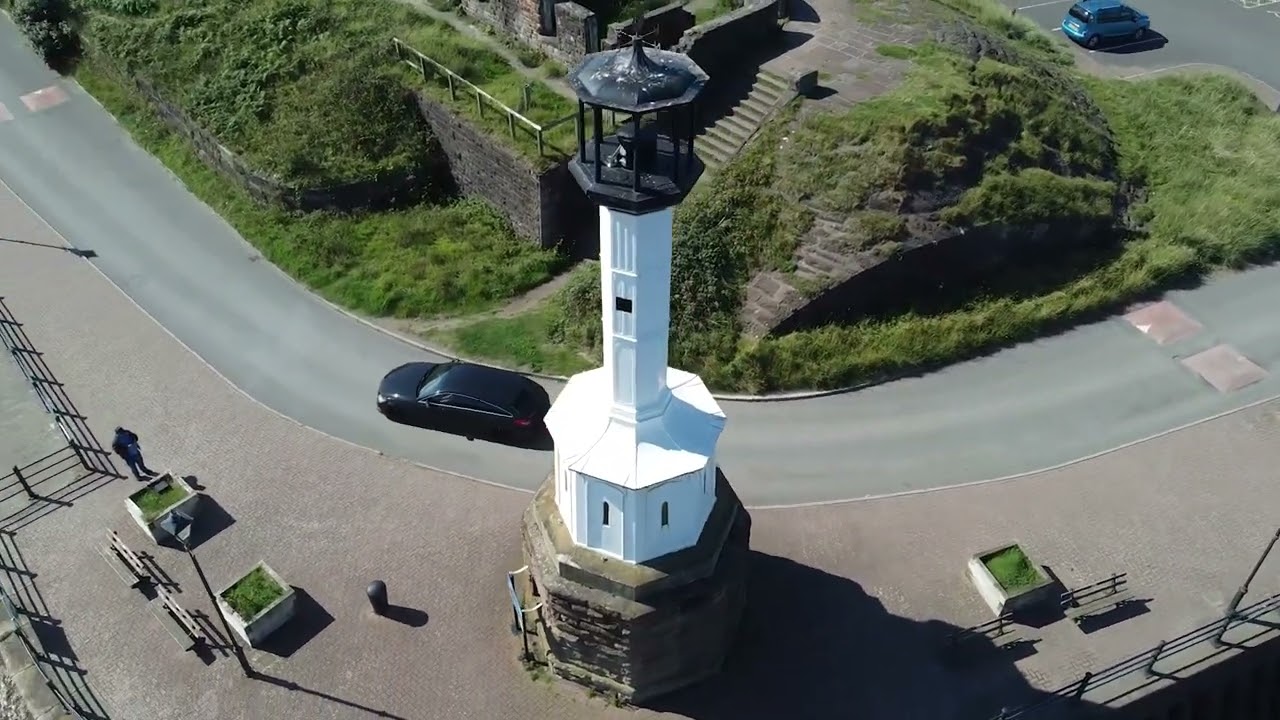 Maryport a Fishing Town in Cumbria by Drone
